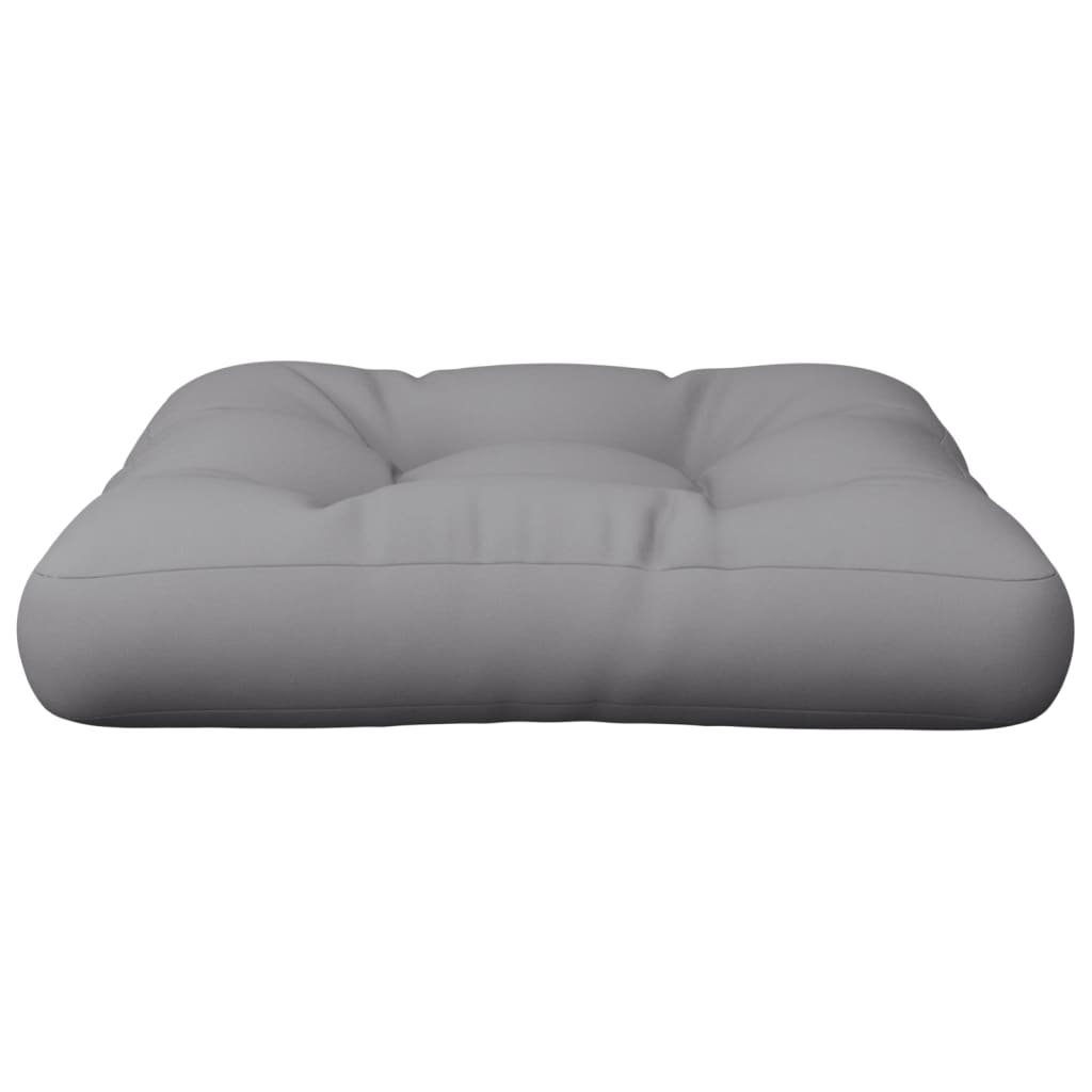 vidaXL Μαξιλάρι Παλέτας Γκρι 58 x 58 x 10 εκ. από Ύφασμα