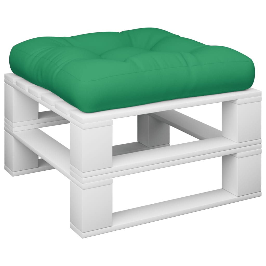 vidaXL Μαξιλάρι Παλέτας Πράσινο 58 x 58 x 10 εκ. από Ύφασμα