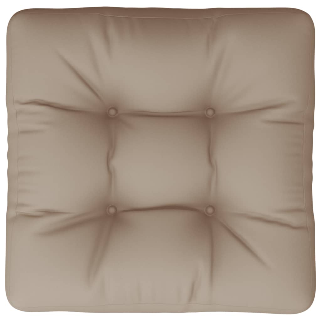 vidaXL Μαξιλάρι Παλέτας Taupe 58 x 58 x 10 εκ. Υφασμάτινο