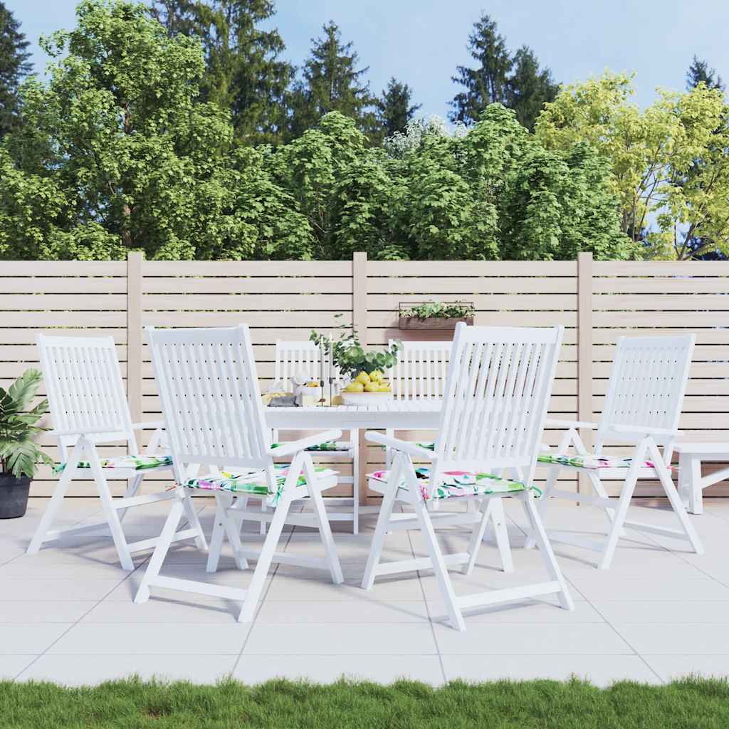 vidaXL Μαξιλάρια Καρέκλας 6 τεμ. Πολύχρωμα 40x40x4 εκ. Υφασμάτινα