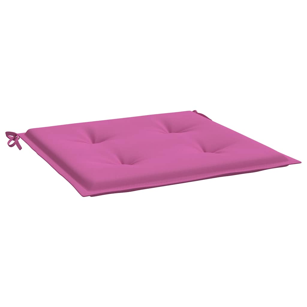 vidaXL Μαξιλάρια Καρέκλας Κήπου 6 τεμ. Ροζ 50x50x4 εκ. Υφασμάτινα