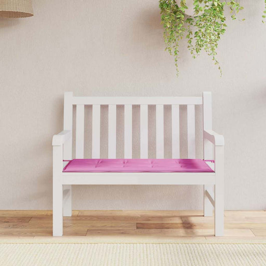 vidaXL Μαξιλάρι καρέκλας Μονόχρωμο Ροζ 120 x 50 x 3 cm Ύφασμα Όξφορντ