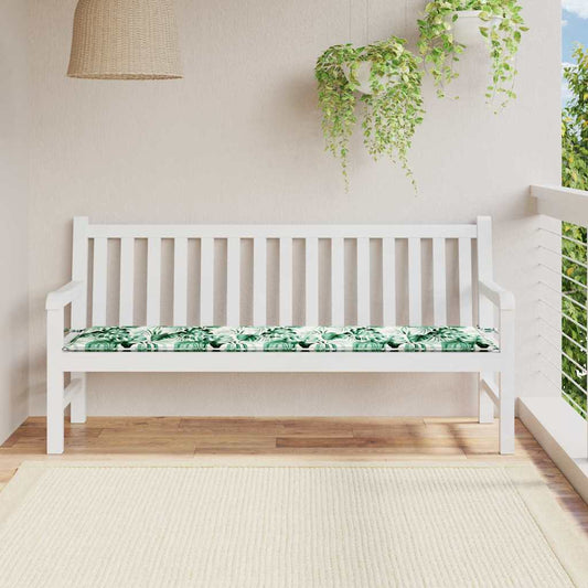 vidaXL Μαξιλάρι Παγκάκι Κήπου Πράσινο 180 x 50 x 4 cm Ύφασμα Oxford