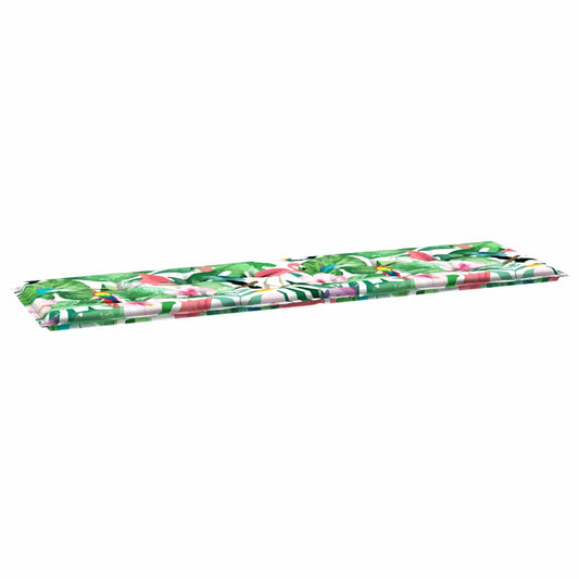 vidaXL Pad για Παγκάκι Floral Πολύχρωμο 150 x 50 x 3 cm Ύφασμα Όξφορντ