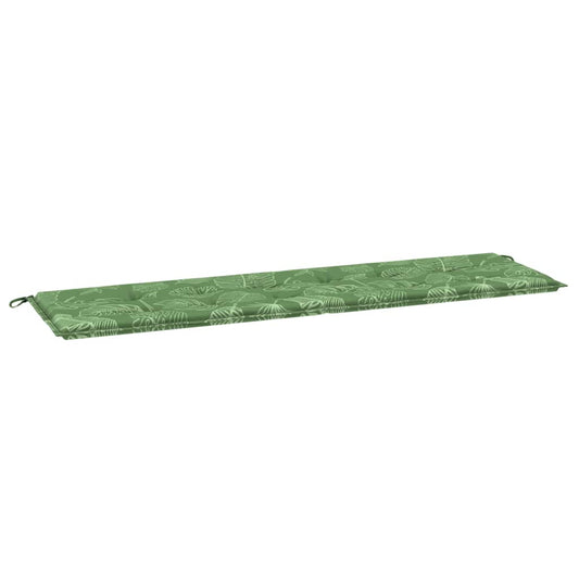 vidaXL Μαξιλάρι Κήπου Σχέδιο Φύλλου 180x50x4 εκ Ύφασμα Οξφόρδη
