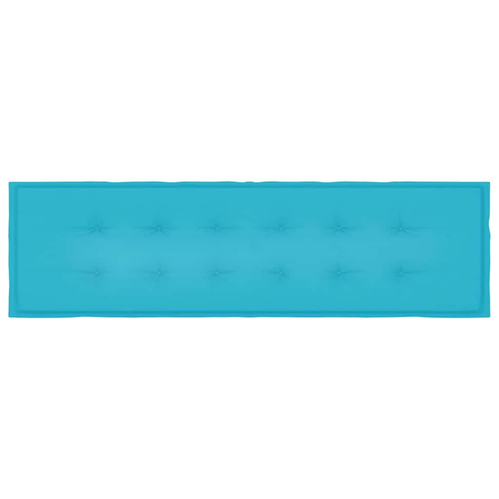 vidaXL Μαξιλάρι Κήπου - Τιρκουάζ, 180x50x4 εκ, Ύφασμα Οξφόρδη