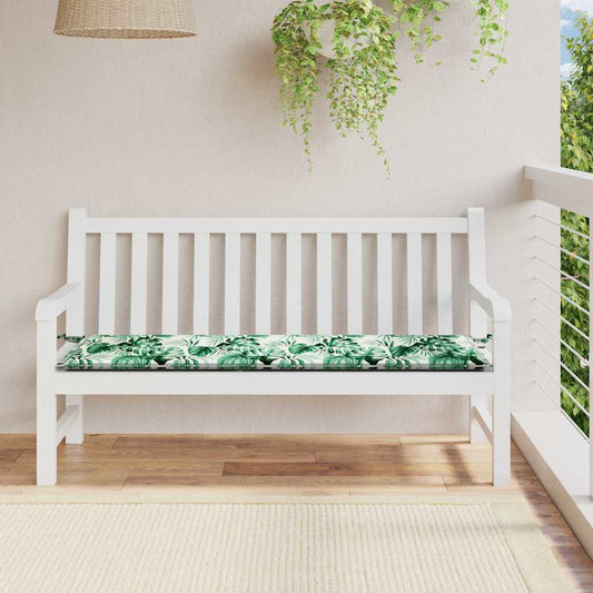 vidaXL Μαξιλάρι Παγκάκι Κήπου Πράσινο 200 x 50 x 4 cm Ύφασμα Oxford