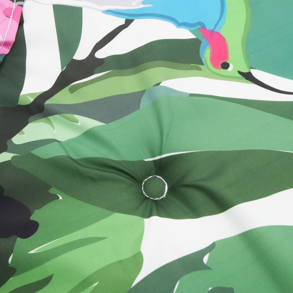 vidaXL Μαξιλάρια Καρέκλας Κήπου με Πλάτη 2 τεμ. Πολύχρωμα 120x50x3 εκ.