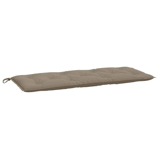 vidaXL Μαξιλάρι Πάγκου Κήπου Taupe 120x50x7 εκ. Ύφασμα Oxford