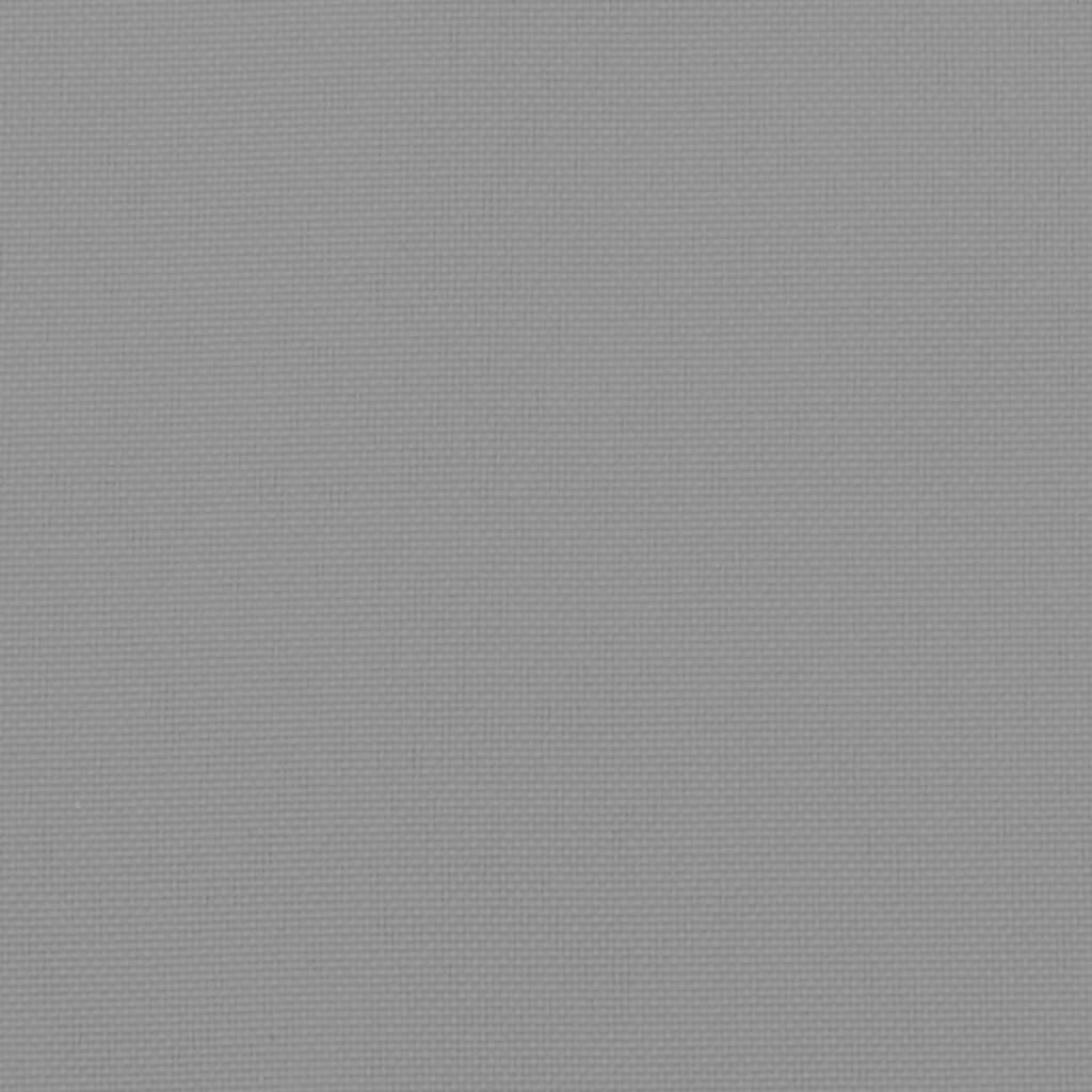 vidaXL Μαξιλάρια Πάγκου Κήπου 2 τεμ. Γκρι 150x50x7cm Ύφασμα Oxford