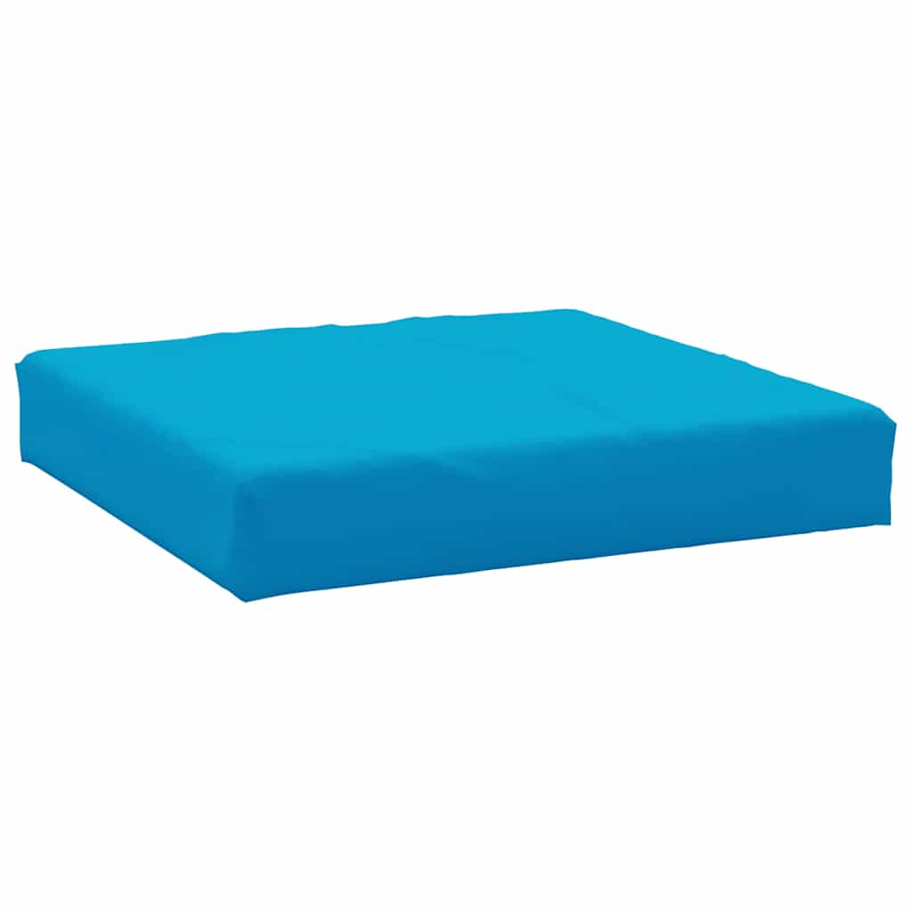 vidaXL Μαξιλάρια Παλέτας Αν. Μπλε 60x60x9,5 εκ. από Ύφασμα Oxford