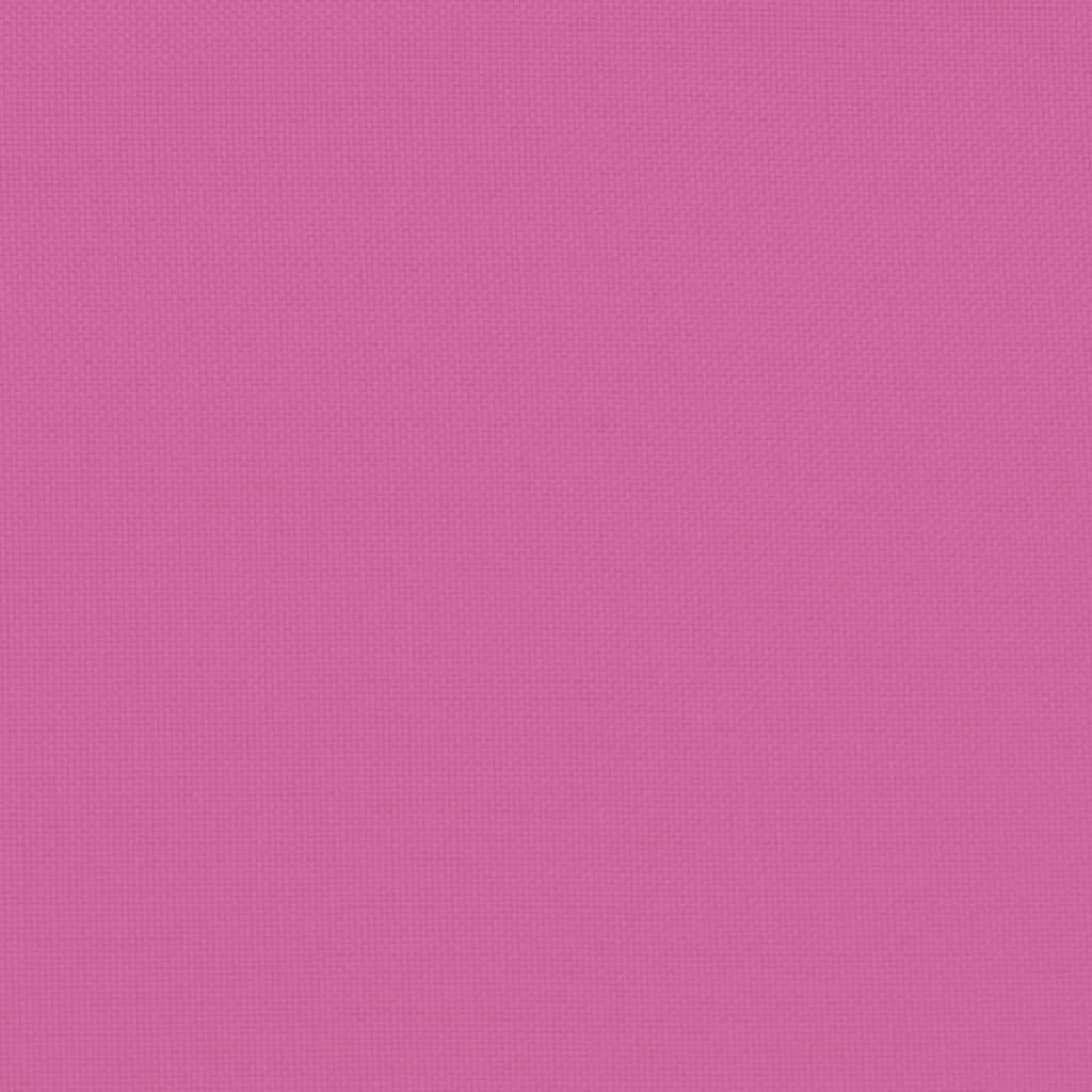 vidaXL Μαξιλάρι Παλέτας Ροζ 60 x 60 x 8 εκ. από Ύφασμα Oxford