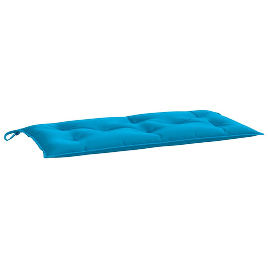 vidaXL Μαξιλάρι Πάγκου Κήπου Γαλάζιο 110x50x7 εκ. Ύφασμα Oxford