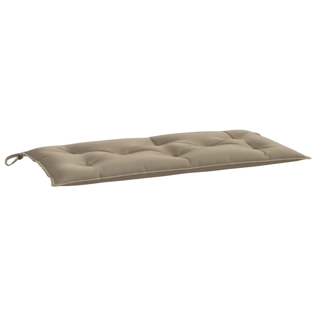 vidaXL Μαξιλάρι Πάγκου Κήπου Taupe 110x50x7 εκ. Ύφασμα Oxford