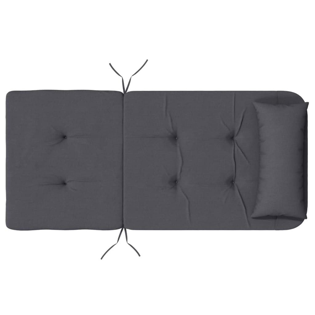 vidaXL Μαξιλάρια Καρέκλας Adirondack 2 τεμ. Ανθρακί από Ύφασμα Oxford