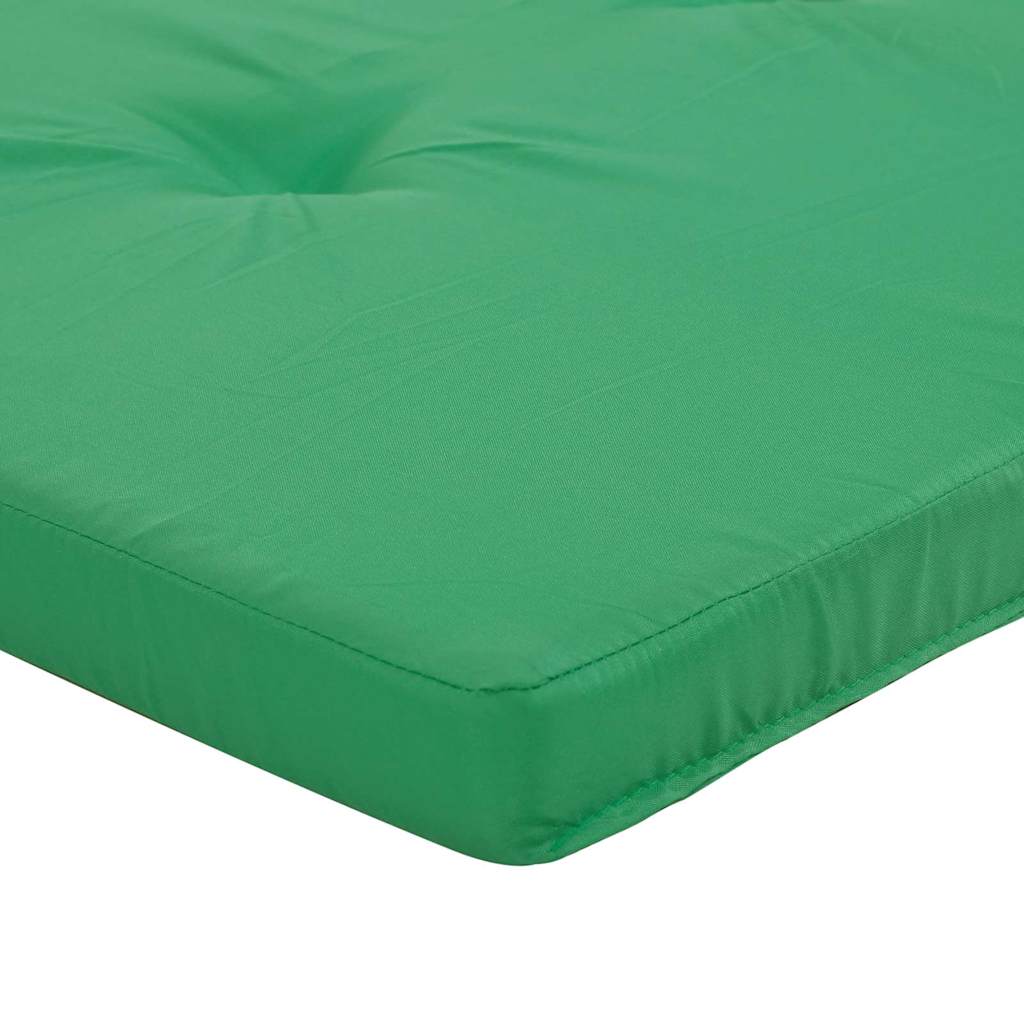 vidaXL Μαξιλάρια για καρέκλες Μονόχρωμο 2 pcs Πράσινο 58 x 77 x 4,5 εκ