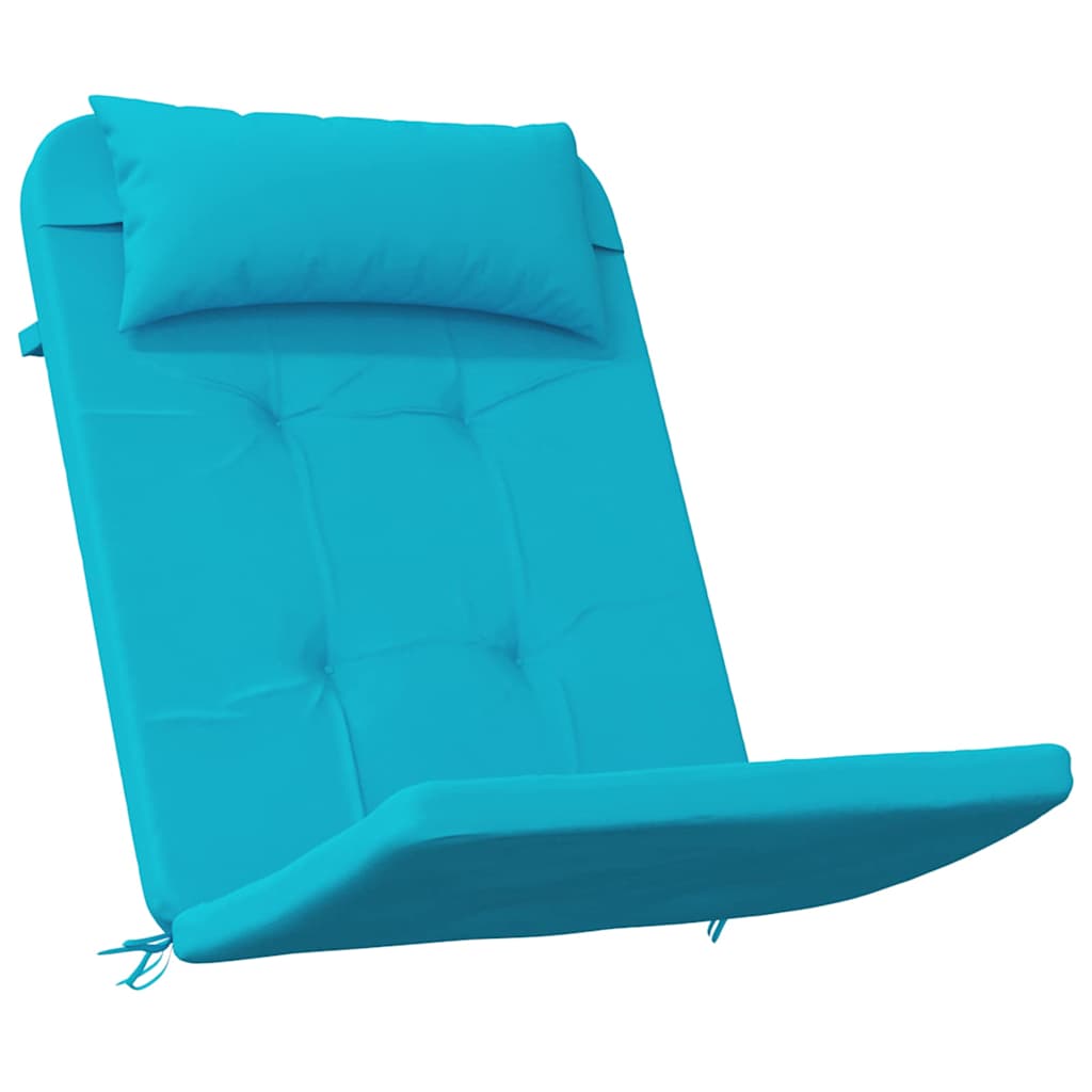 vidaXL Μαξιλάρι Καρέκλας 2 pcs Τιρκουάζ 58 x 77 x 4.5 εκ Ύφασμα Oxford