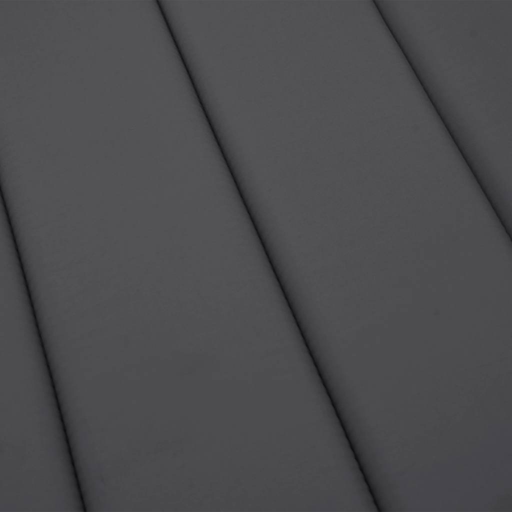 vidaXL Μαξιλάρι Ξαπλώστρας Ανθρακί 180x60x4 εκ. από Ύφασμα Oxford