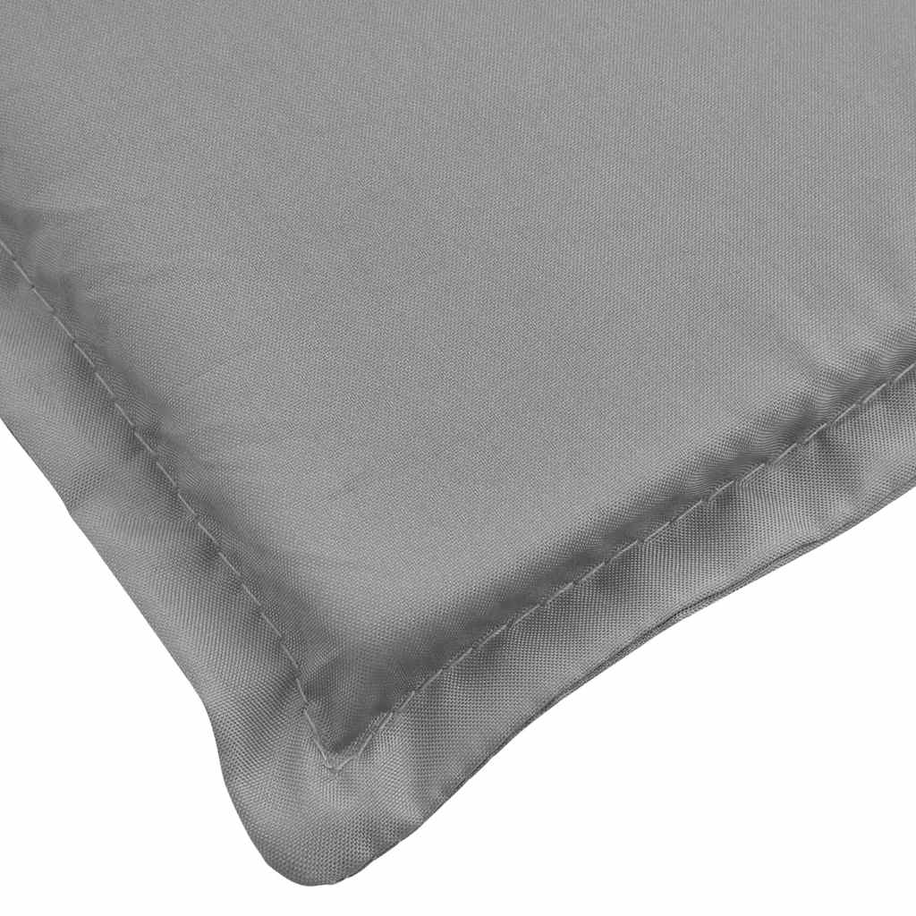 vidaXL Μαξιλάρι Ξαπλώστρας Γκρι 180x60x4 εκ. από Ύφασμα Oxford