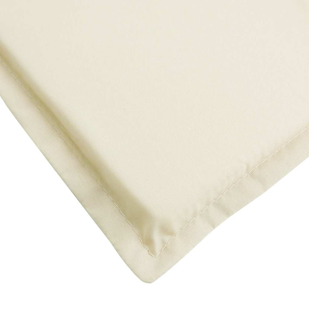 vidaXL Μαξιλάρι Ξαπλώστρας Κρεμ 180x60x4 εκ. από Ύφασμα Oxford