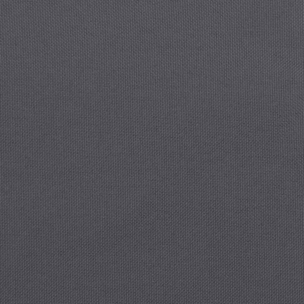 vidaXL Μαξιλάρια Καρέκλας με Πλάτη 4 τεμ. Ανθρακί από Ύφασμα Oxford