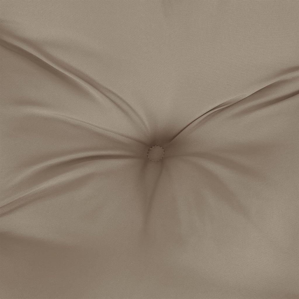 vidaXL Μαξιλάρι Στρογγυλό Taupe Ø 60 x 11 εκ. από Ύφασμα Oxford
