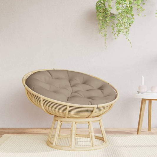 vidaXL Μαξιλάρι Στρογγυλό Taupe Ø 100 x 11 εκ. από Ύφασμα Oxford