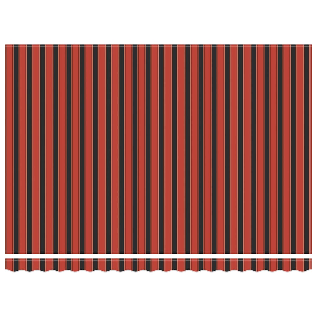 vidaXL Τέντα Πτυσσόμενη Πορτοκαλί / Καφέ 4,5 x 3 μ. Ύφασμα / Αλουμίνιο