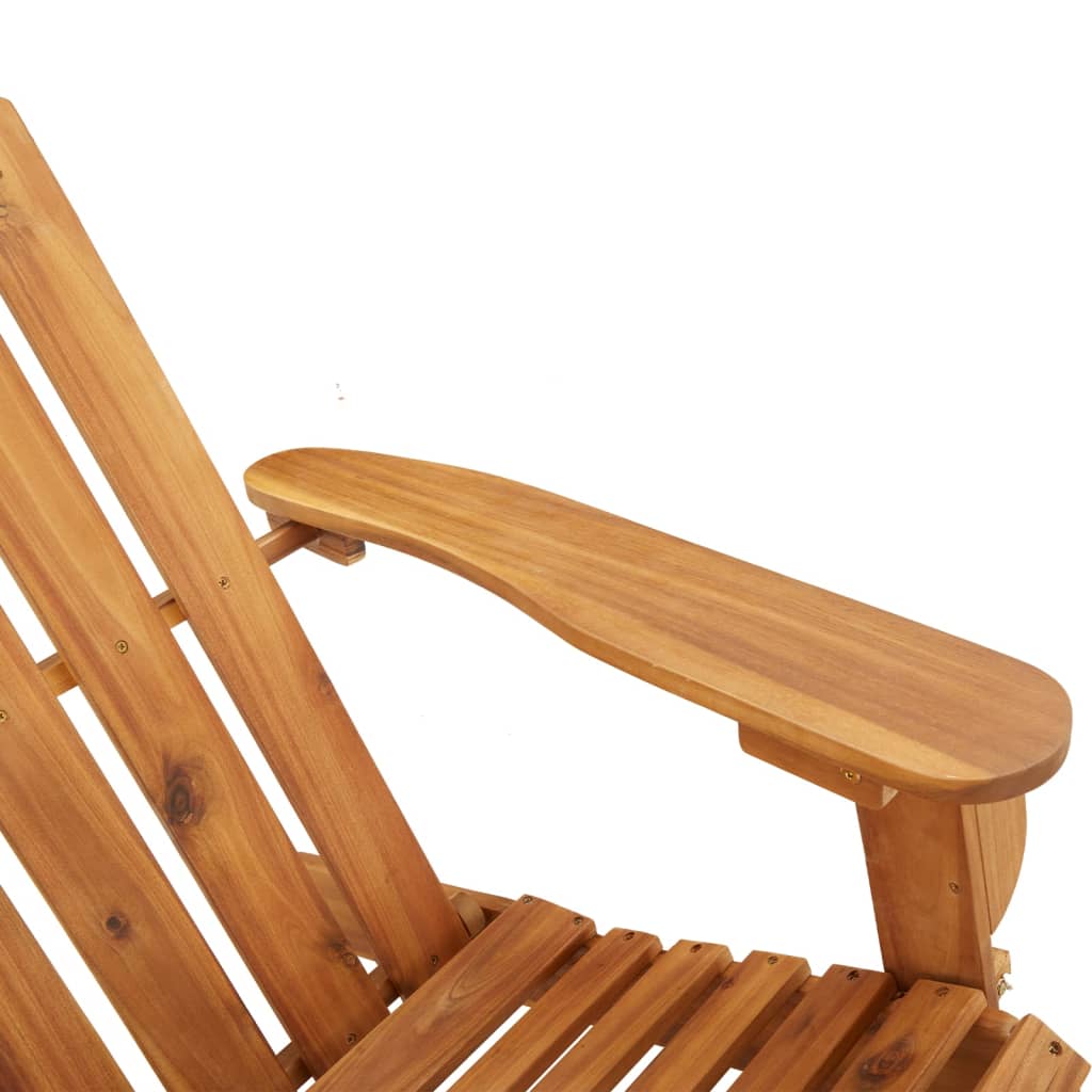 vidaXL Παγκάκι Κήπου Adirondack 126 εκ. από Μασίφ Ξύλο Ακακίας