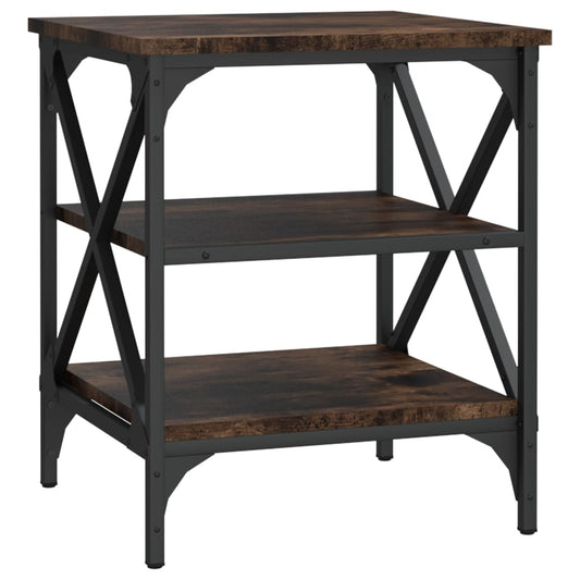 vidaXL Βοηθητικό Τραπέζι Καπνιστή Δρυς 40x42x50 εκ. Επεξεργασμένο Ξύλο