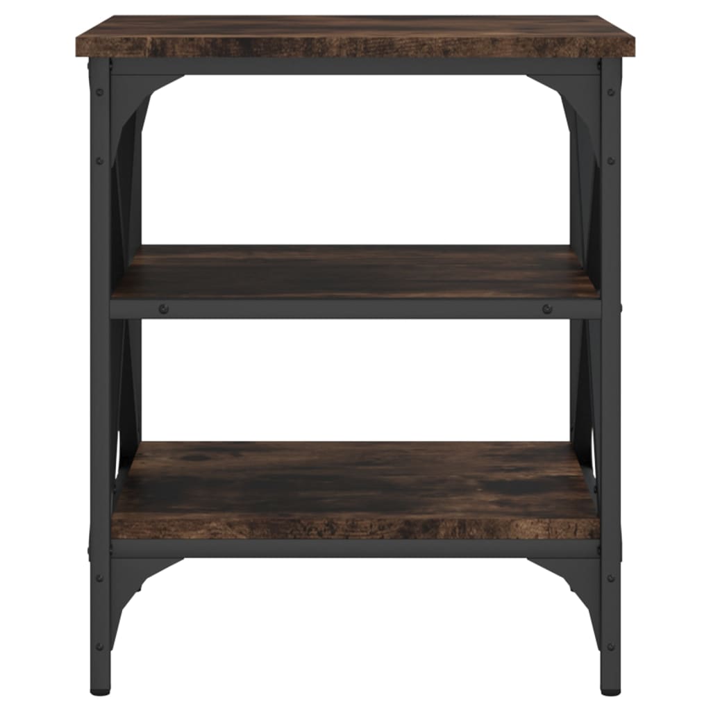 vidaXL Βοηθητικό Τραπέζι Καπνιστή Δρυς 40x42x50 εκ. Επεξεργασμένο Ξύλο