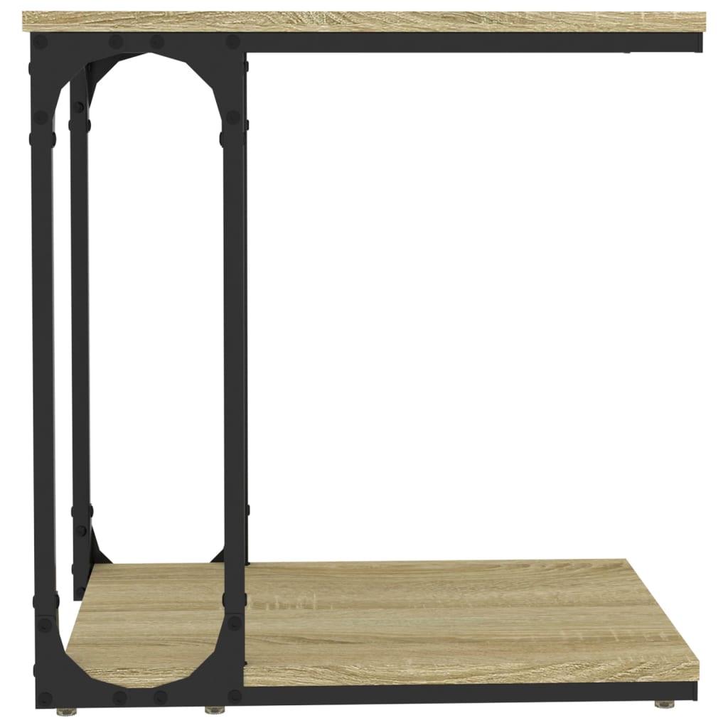 vidaXL Βοηθητικό Τραπέζι Sonoma Δρυς 50x35x52 εκ. Επεξεργασμένο Ξύλο