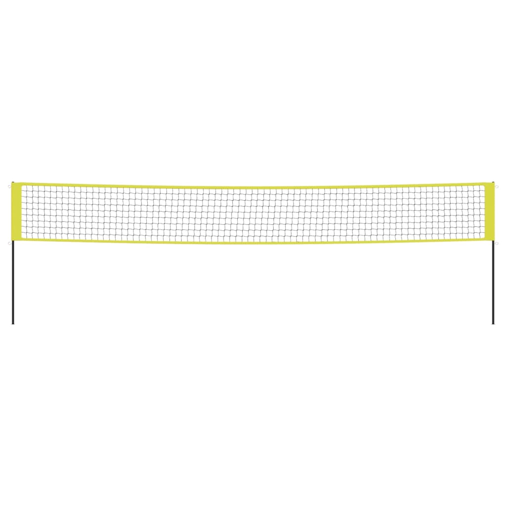 vidaXL Δίχτυ Βόλεϊ Κίτρινο και Μαύρο 823x244 εκ. Ύφασμα Πολυαιθυλενίου