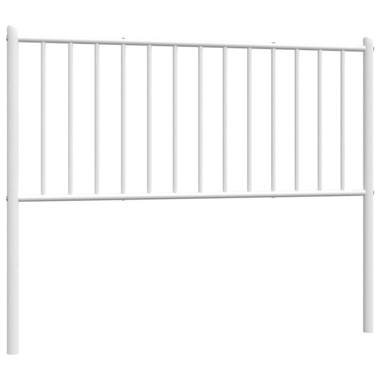 vidaXL Κεφαλάρι Λευκό 107 εκ. Μεταλλικό