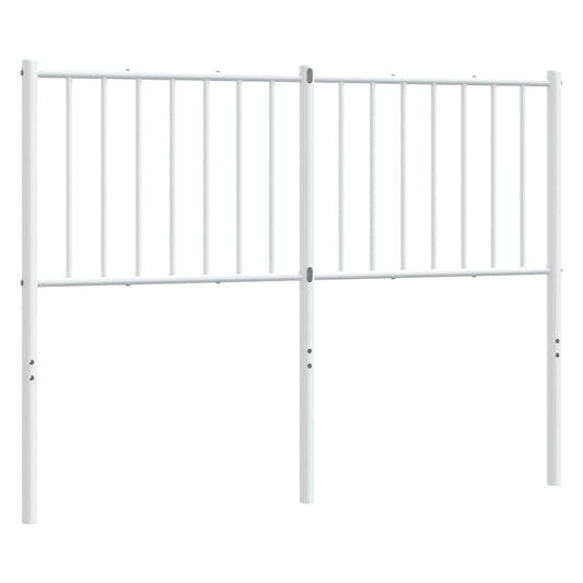 vidaXL Κεφαλάρι Λευκό 120 εκ. Μεταλλικό