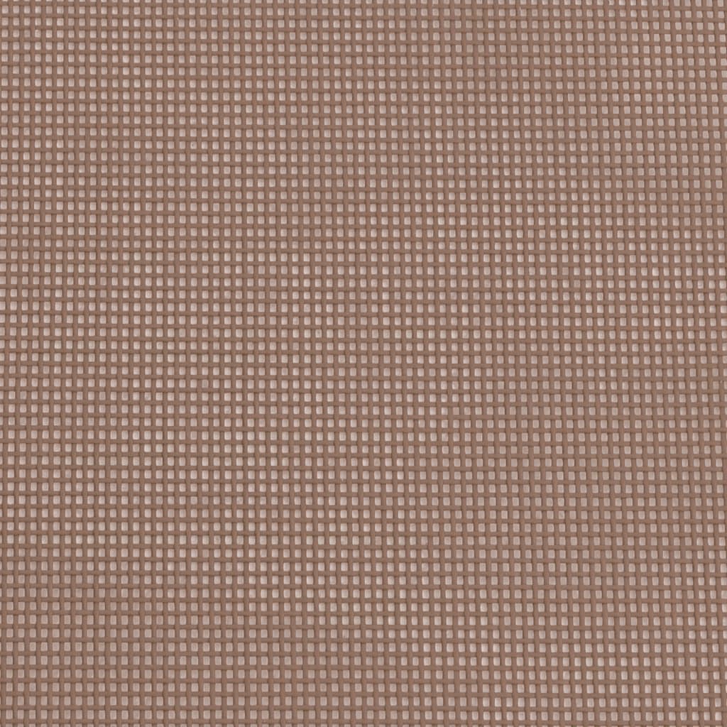 vidaXL Σεζλόνγκ Πτυσσόμενες 2 τεμ. Καφέ από Αλουμίνιο και Textilene