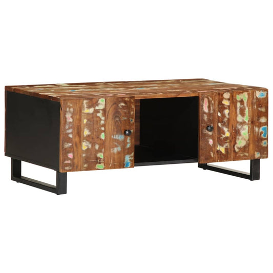 vidaXL Τραπεζάκι Σαλονιού 100x54x40εκ Μασίφ Ανακυκλ. Ξύλο & Επεξ. Ξύλο