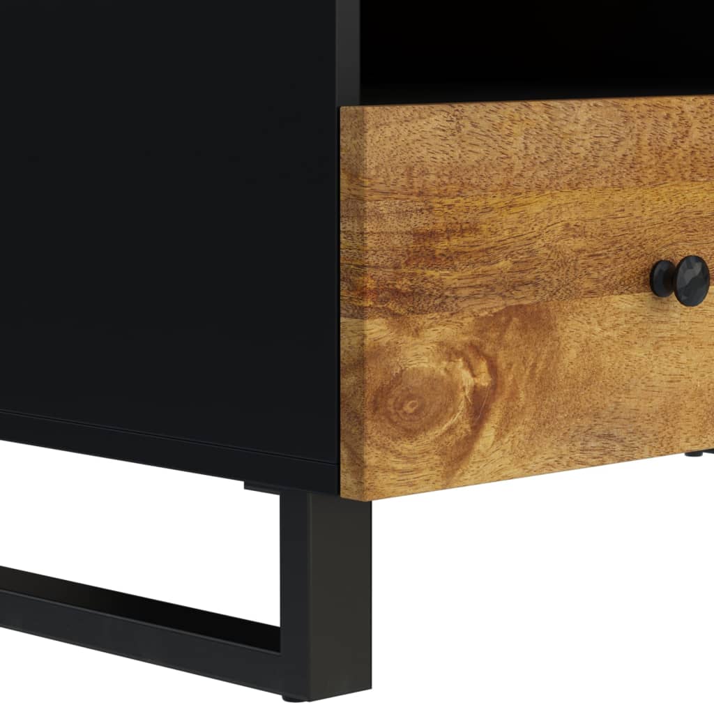 vidaXL Τραπεζάκι Σαλονιού 80x54x40 εκ. Μασίφ Ξύλο Μάνγκο & Επεξ. Ξύλο