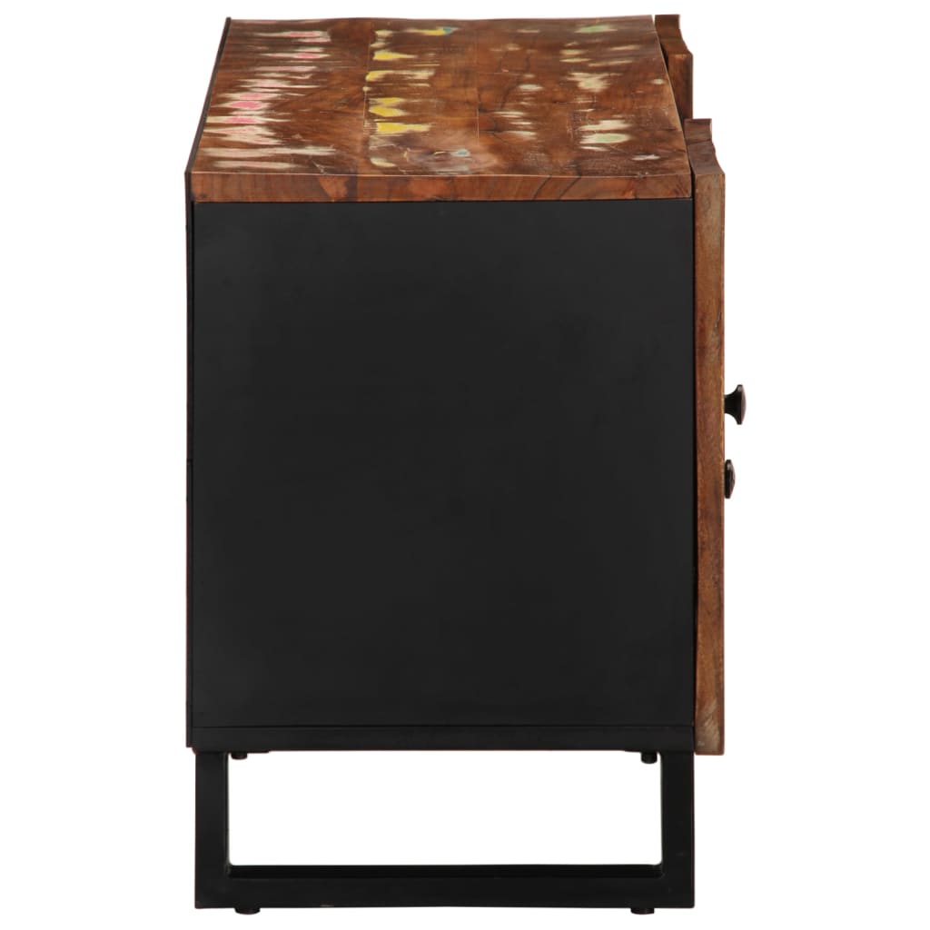 vidaXL Έπιπλο Τηλεόρασης 105x33,5x46 εκ Μασίφ Ανακυκλ. Ξύλο & Επ. Ξύλο