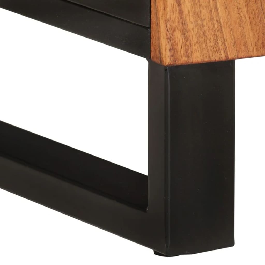 vidaXL Έπιπλο Νιπτήρα 62 x 33 x 58 εκ. Μασίφ Ξύλο Ακακίας & Επεξ. Ξύλο