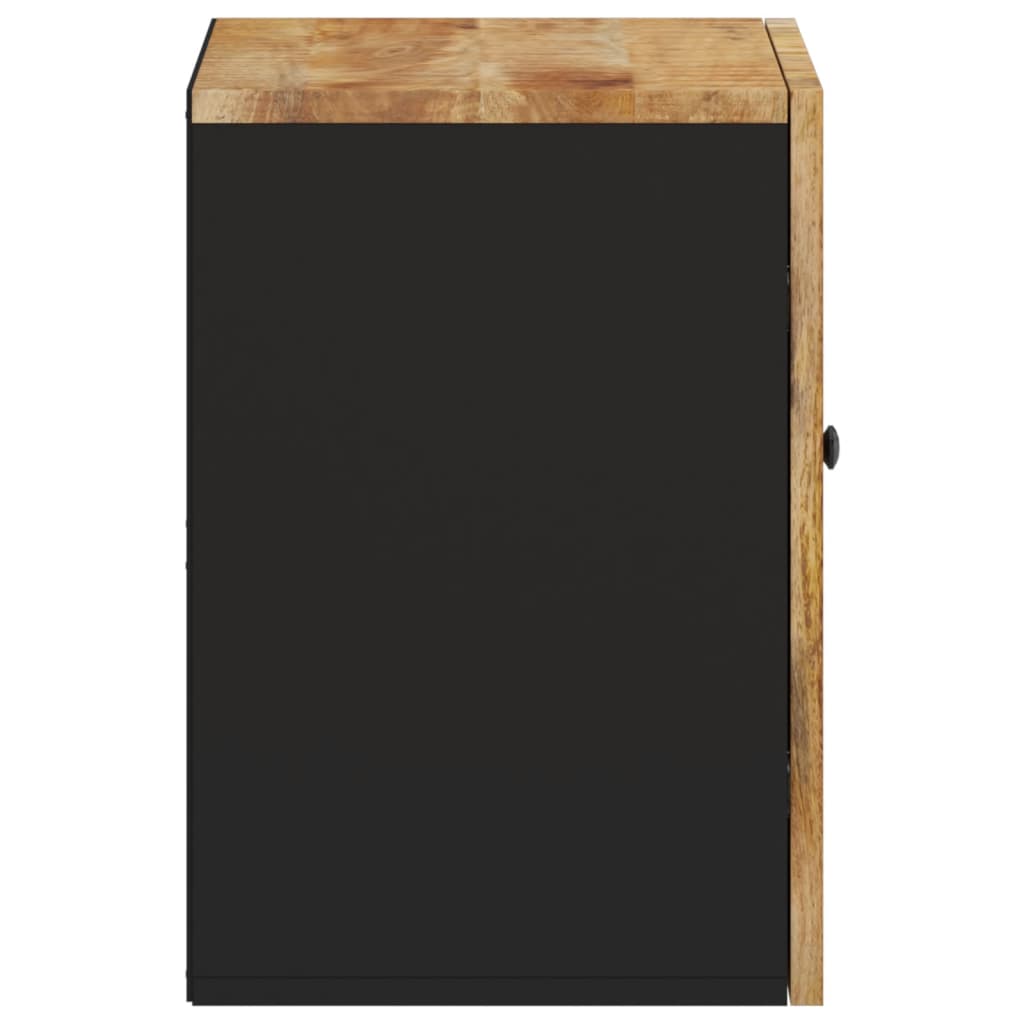 vidaXL Ντουλάπι Μπάνιου Επιτοίχιο 38x33x48 εκ. από Μασίφ Ξύλο Μάνγκο