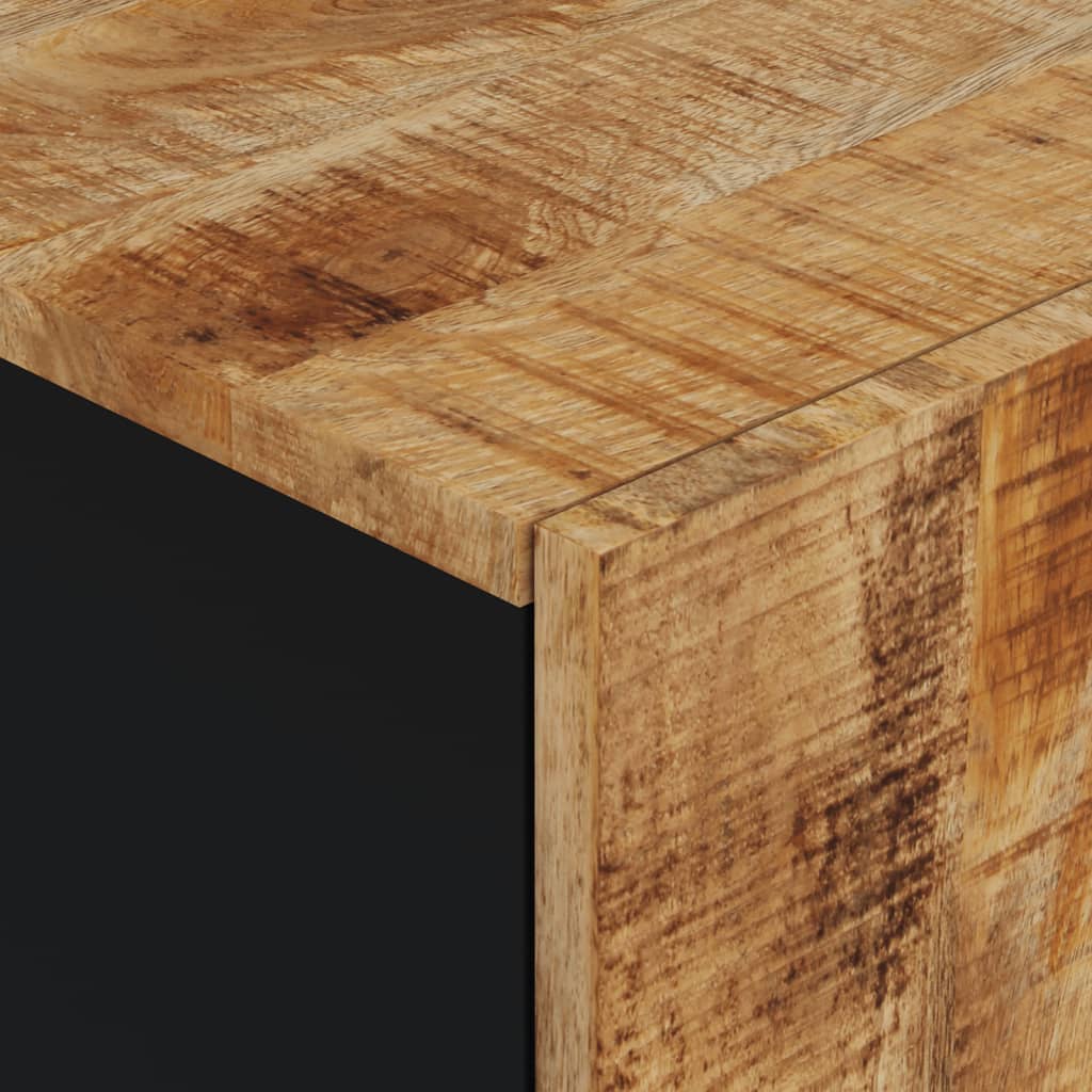 vidaXL Ντουλάπι Μπάνιου Επιτοίχιο 38x33x48 εκ. από Μασίφ Ξύλο Μάνγκο