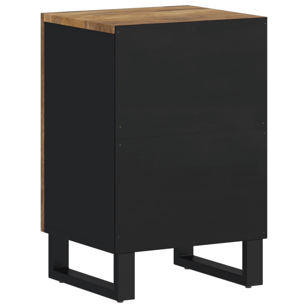 vidaXL Ντουλάπι Μπάνιου 38 x 33 x 58 εκ. από Μασίφ Ξύλο Μάνγκο