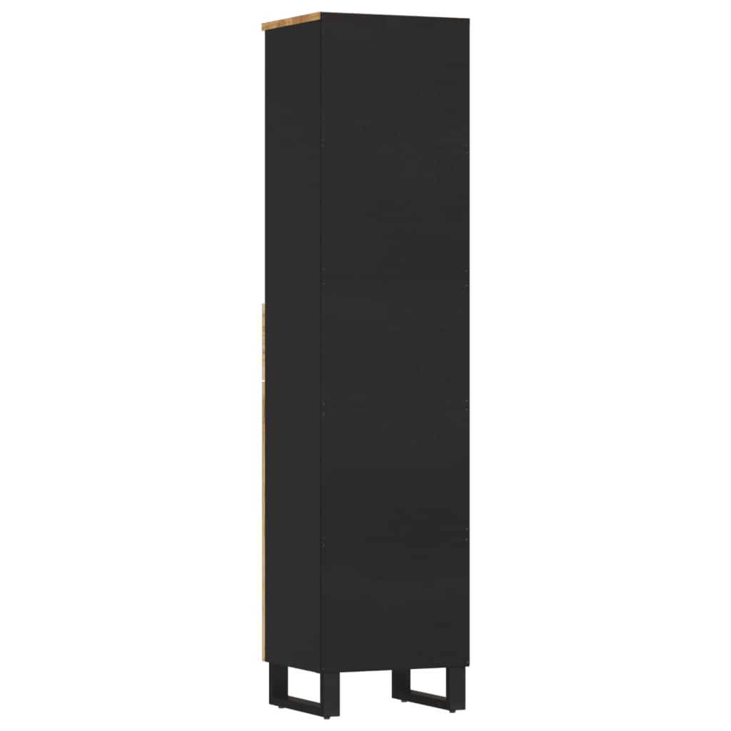 vidaXL Ντουλάπι Μπάνιου 38 x 33 x 160 εκ. από Μασίφ Ξύλο Μάνγκο