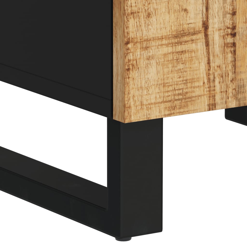 vidaXL Ντουλάπι Μπάνιου 38 x 33 x 160 εκ. από Μασίφ Ξύλο Μάνγκο