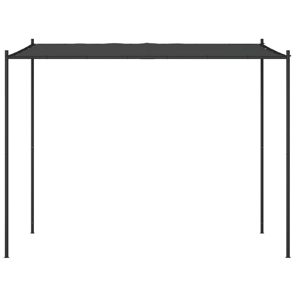 vidaXL Κιόσκι Ανθρακί 3x3 μ. 180 γρ/μ² από Ύφασμα και Ατσάλι