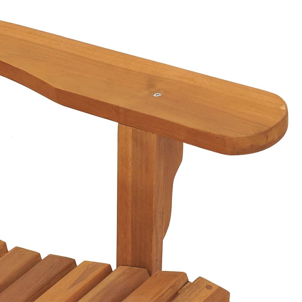vidaXL Καρέκλες Κουνιστές Adirondack 2τεμ 79x100x103εκ Μασίφ Ξύλο Teak