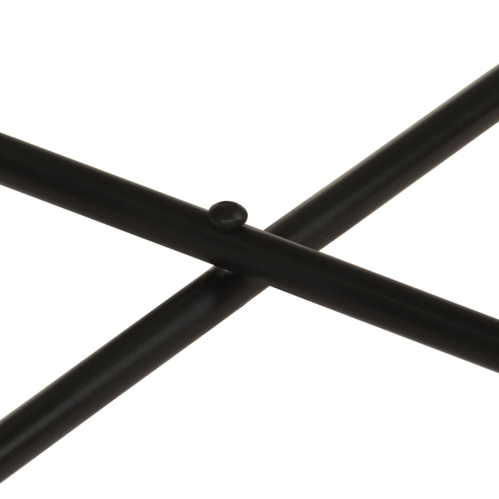 vidaXL Τραπεζάκια σαλονιού 2 τεμάχια ορείχαλκο και μαύρο μέταλλο