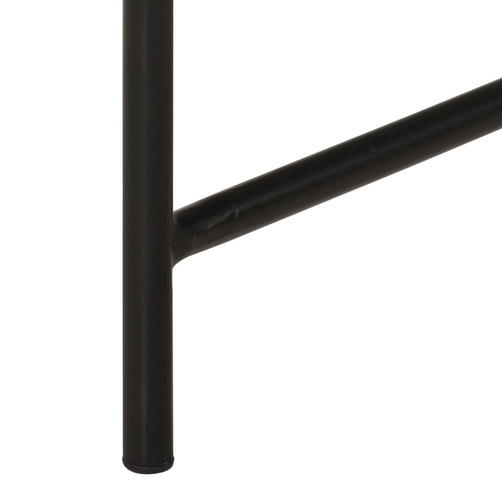 vidaXL Τραπεζάκια σαλονιού 2 τεμάχια ορείχαλκο και μαύρο μέταλλο