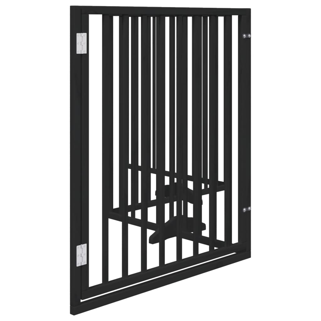 vidaXL Διαχωριστικό Σκύλων/Πόρτα Πτυσσόμενο 4 Πάνελ 320εκ. Ξύλο Λεύκας